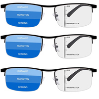 3 Pcs rogressive Multifocus Computer Reading Glasses Blue Light Blocking Multifocal Readers Men Women Multi Focus Eyeglasses