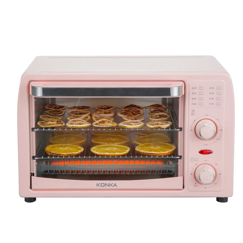 Home 13L Electric Oven Cake Egg Tart Pizza Baker Multifunctional Fruit Dryer Mini Oven