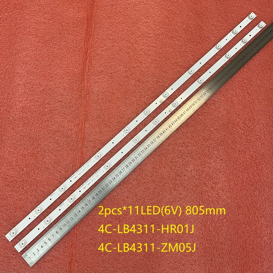 LED backlight Strips 11LED For TCL 43DP600 43S6500FS 43S6500 43S423 43S421 Thomson 43UD6426 43UD6406 43UD6426  LED43S6550FS