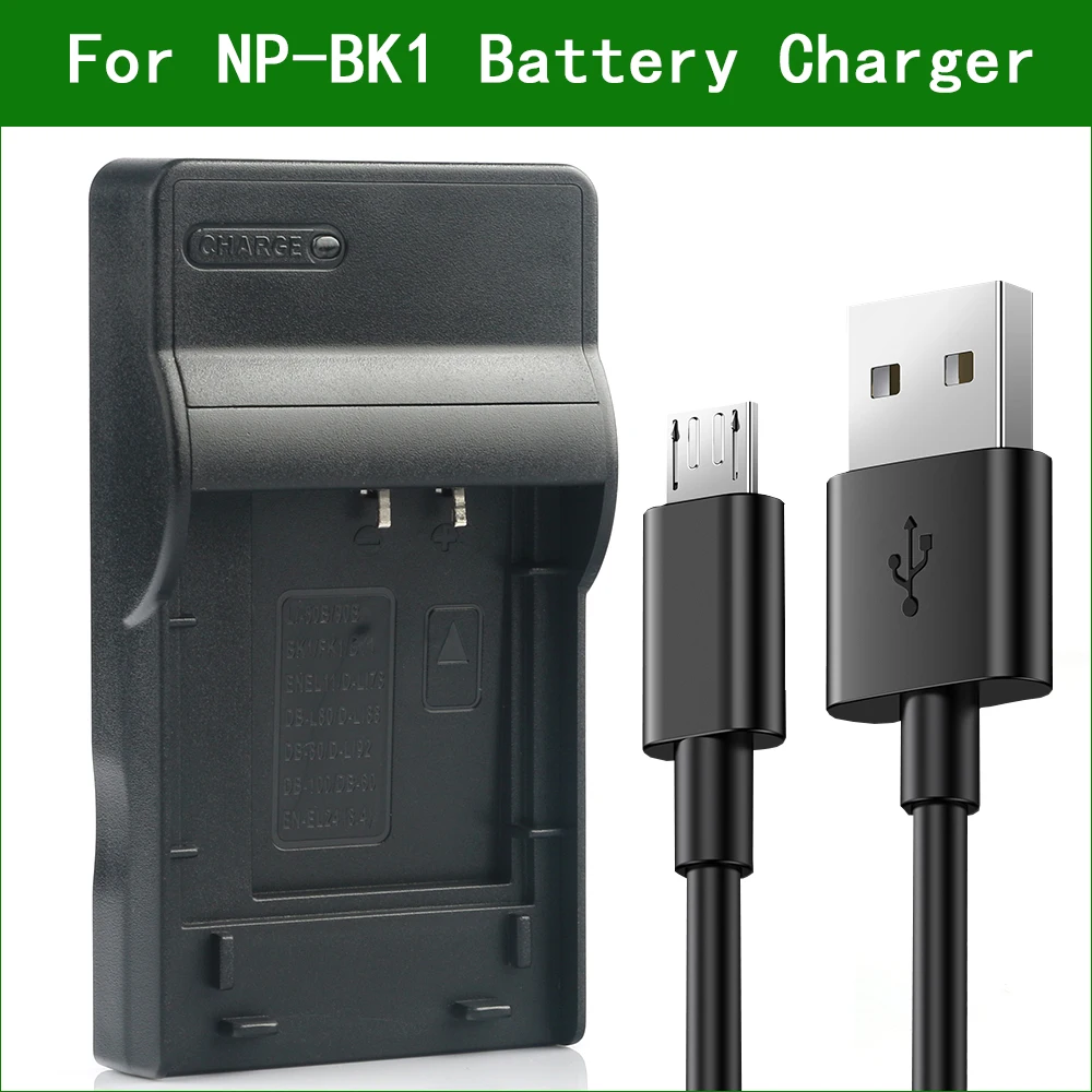 LANFULANG NP-BK1 NP BK1 NP-FK1 Micro USB Battery Charger for Sony Cyber-shot DSC-W190 DSC-W370 MHS-CM5 MHS-PM5 MHS-CM1 MHS-PM1