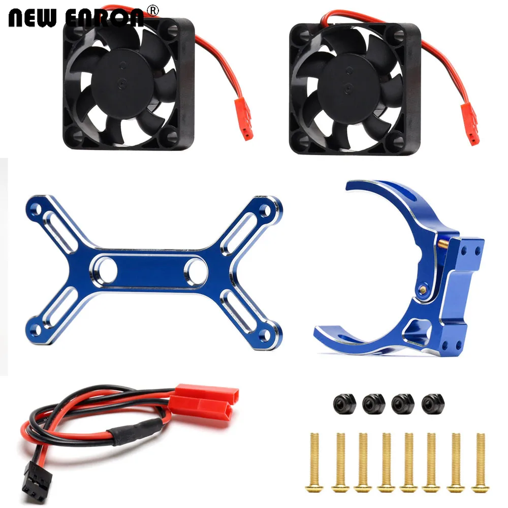 NEW ENRON Aluminum Alloy & Plastic 4985 1717 Motor Cooling Fan Cover Heat Sink for 1/5 RC Car TRAXXAS X-MAXX 6S 8S ARRMA