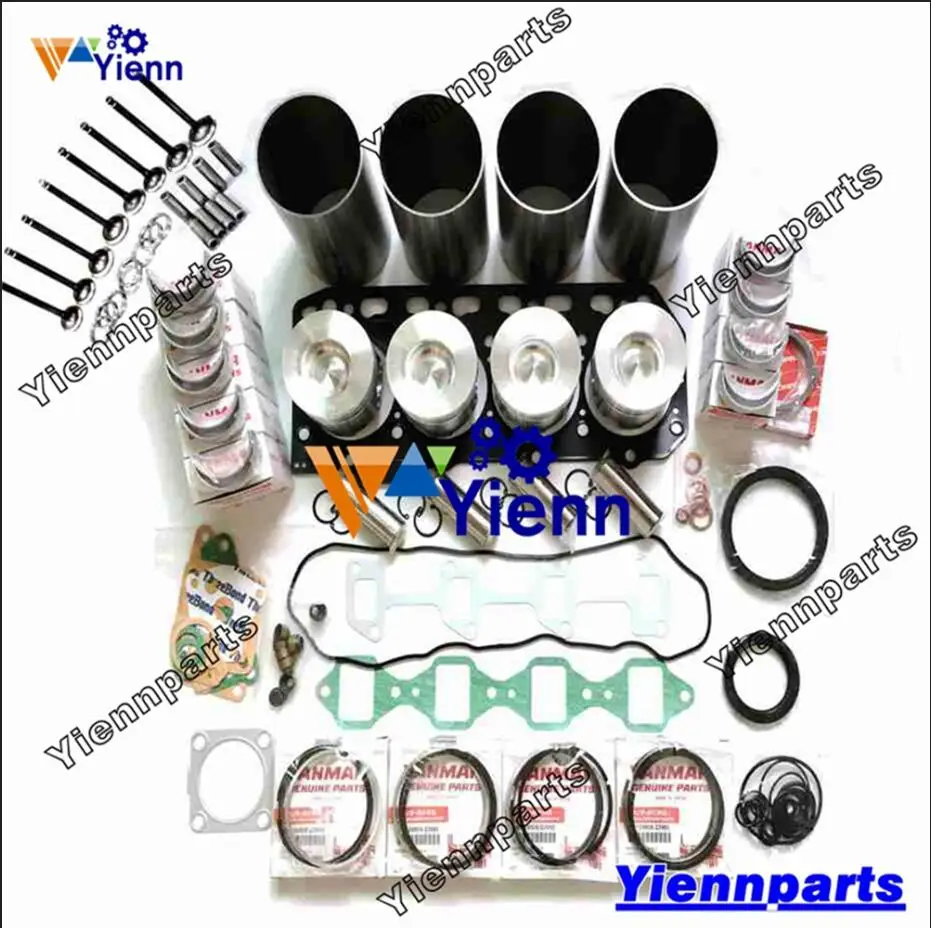 

For Volvo D2.2 D2.2DCBE3 Overhaul Overhaul Rebuild Kit With Valver Loader Tractor Excavator Diesel Engine Repair Spare Parts