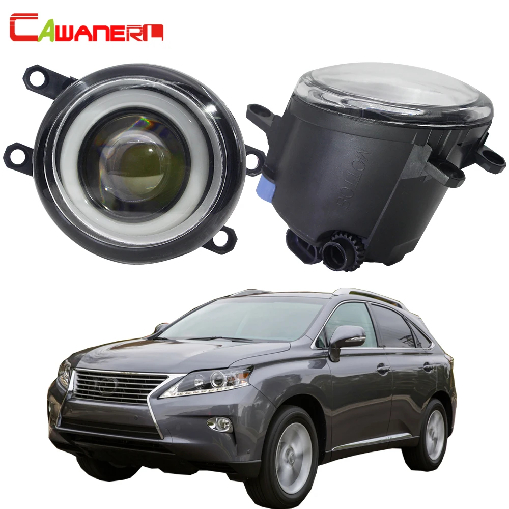 

Cawanerl для Lexus RX350 RX450h 2010 2011 2012 2013 Автомобильные 30 Вт Светодиодный Противотуманные фары Angel Eye дневные ходовые огни DRL Белый H11 12 В