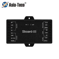 Sboard-III mini size single door access control board Panel 12~28V AC/DC Wiegand 26~44 56 58 64 bits Input Infrared function