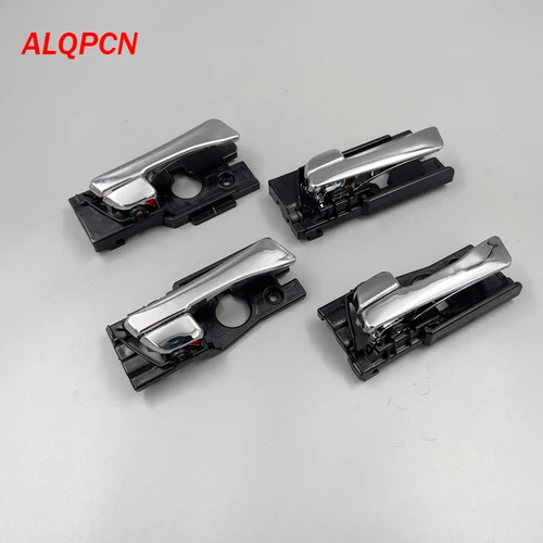 Imagen 1 del producto Manija interior de puerta delantera o trasera cromada izquierda y derecha para hyundai accent 2012-2017