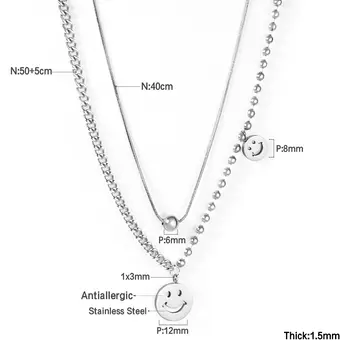 12 best sales Collana smiley - №7