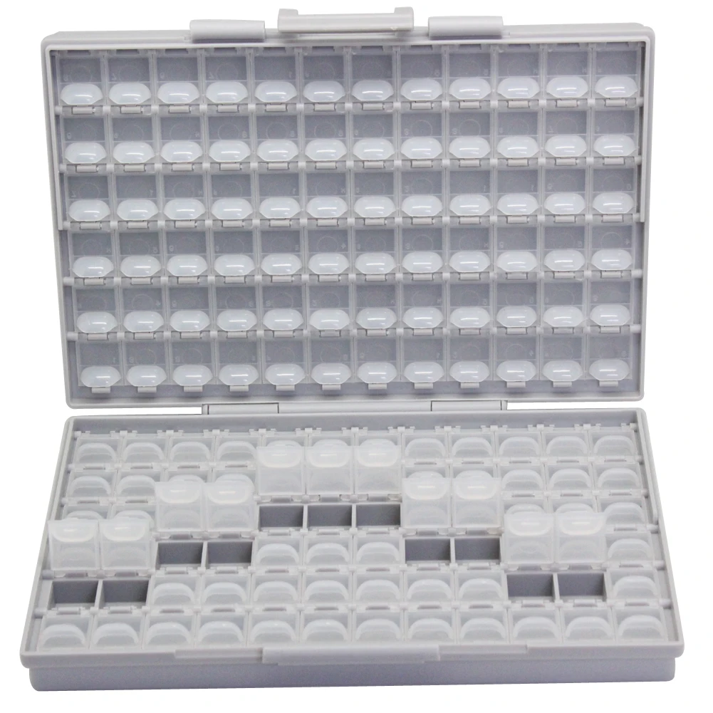 AideTek BOX-ALL-144 Compartments SMD storage SMT resistor capacitor Electronics Storage Cases Organizers