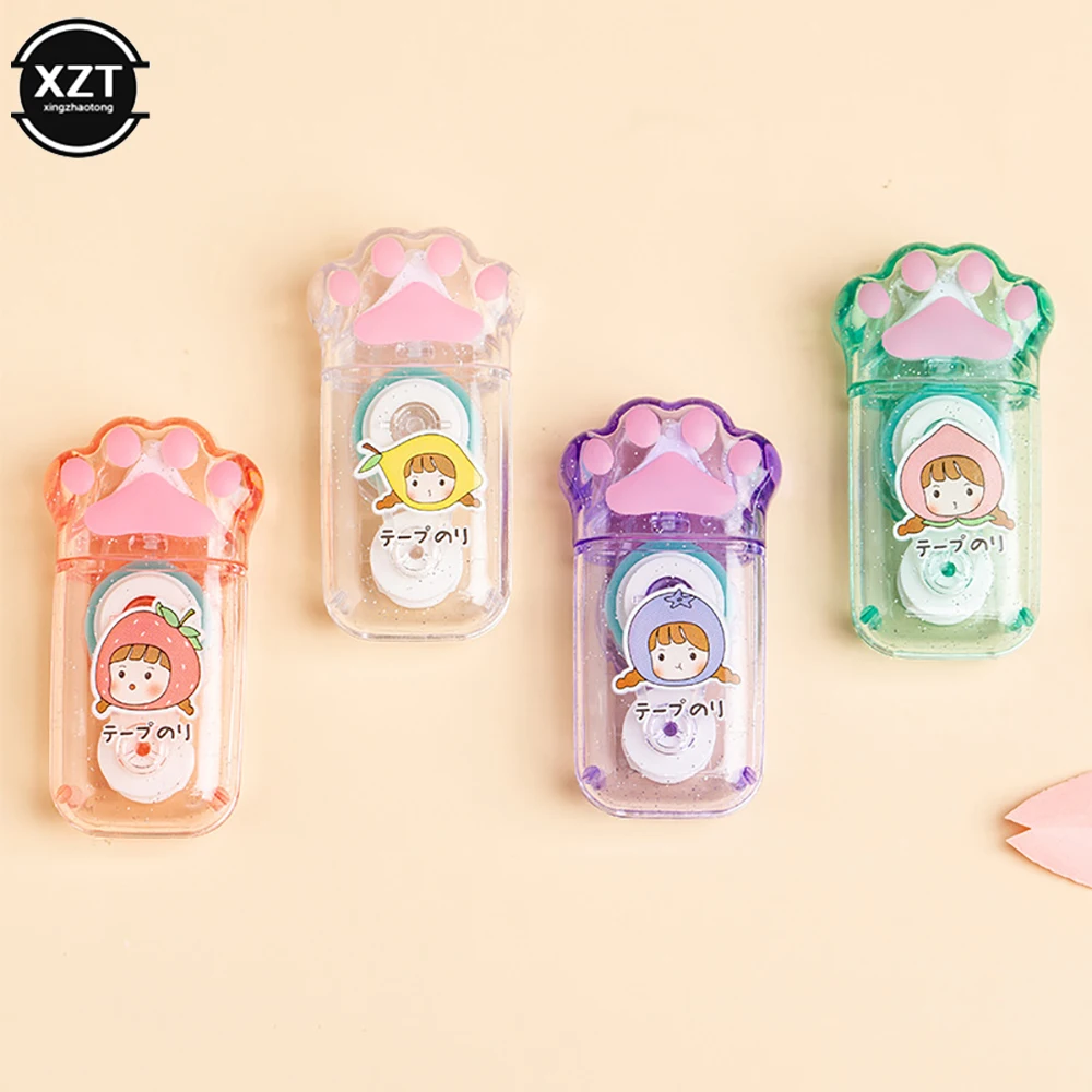 Creative 6มม.* * * * * * * 8M โปร่งใส Dot สองด้านฟิล์มกาวโรงเรียนสำนักงานเครื่องเขียนอุปกรณ์เสริมสีสุ่ม