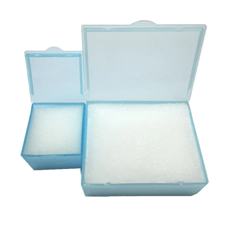 50pcs Dental Lab Materials Packaging Box Plastic  Square Box with Foam Inserts For Single Crowns And Bridge