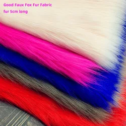 Good Faux Fox Fur Fabric, Sewing Material, DIY Home Decoration, Clothing Accessories, about 5cm Long Hair, Good, 175x50cm, 1Pc