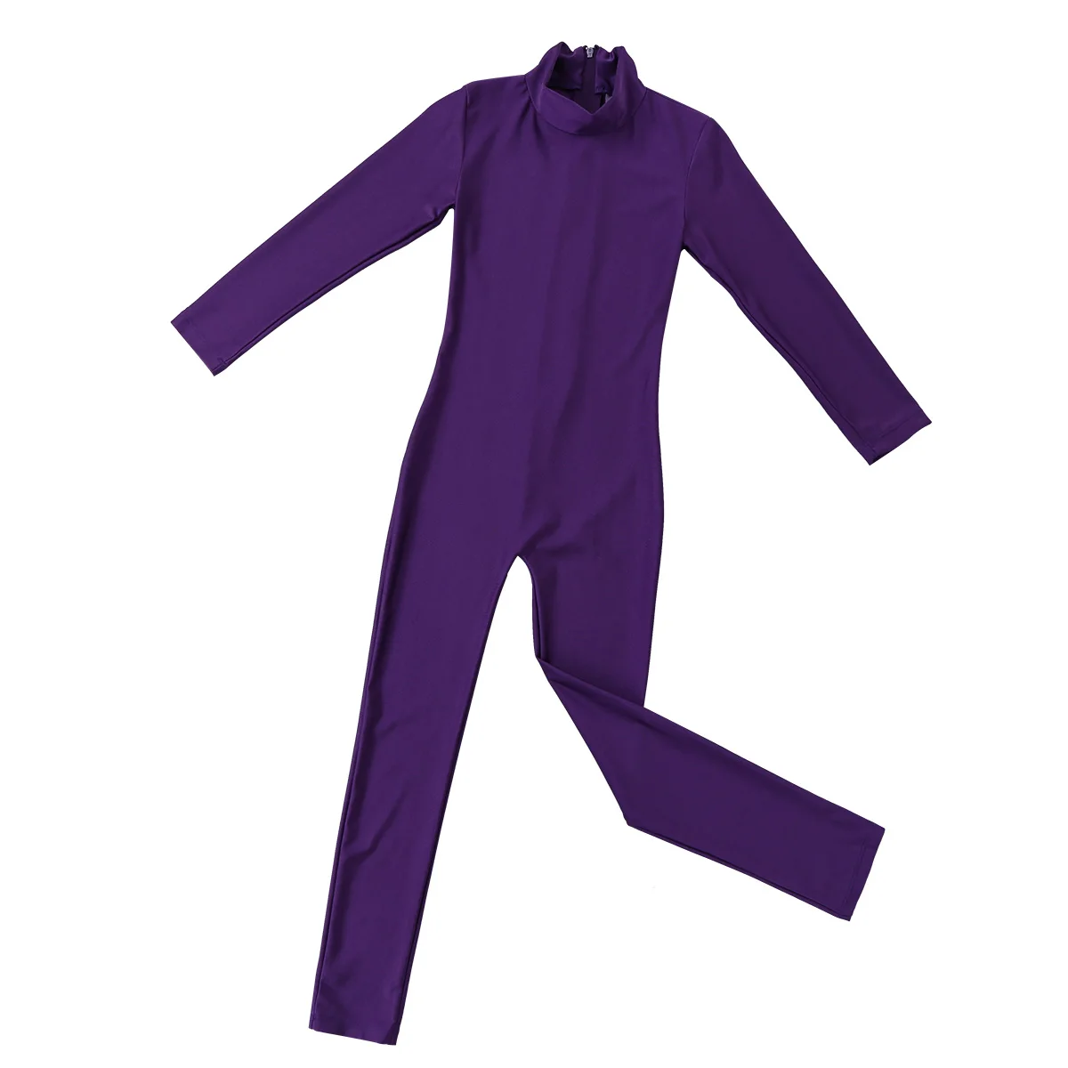 Kids Girls Ballet Dance Gymnastics Leotard Dance Costume Warm Long Sleeves Workout Training Full Body Unitard Jumpsuit Dancewear