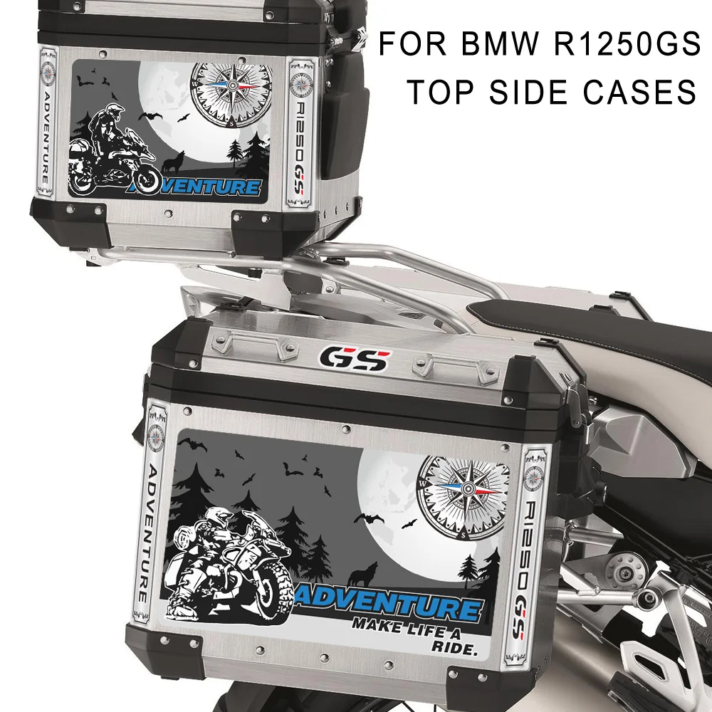 Motorcycle Sticker For BMW R1250GS R1250 R 1250 R GS GSA Trunk Aluminium Tail Top Cases Panniers Luggage Adventure gsa 2019 2020