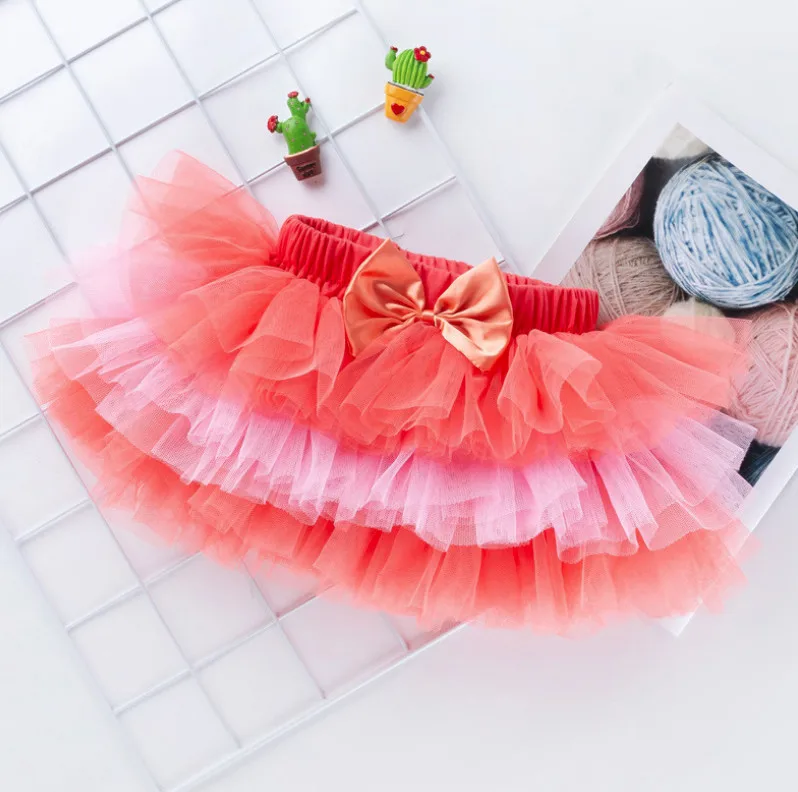 Beautiful princess dresses for party Cute cake skirt soft ruffle lace tutu baby girls petti tutu dress dance pettiskirt 0-24M