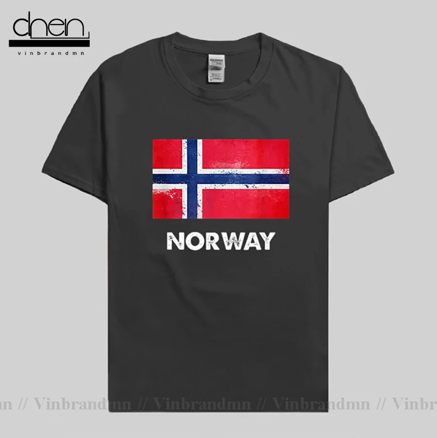 Norway Norge men t shirts fashion 2022 jerseys nation team tshirt cotton t-shirt meeting fitness gyms clothing tees country flag