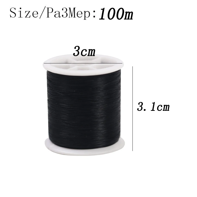 100M Nylon Vô Hình Chủ Đề Cho Treo Đồ Trang Trí Và May Sở Thích Mạnh Mẽ Và Vô Hình Dây Vòng Tay Trang Sức Tự Làm Sợi Nylon