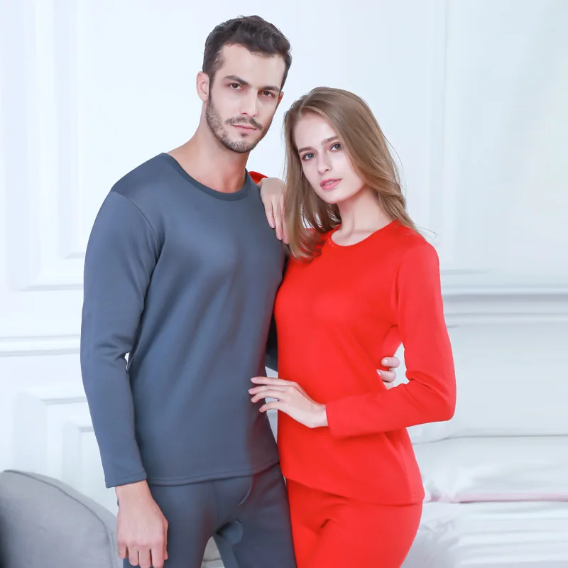 Roupa interior térmica inverno casal amoreira roupa interior de seda para o sexo masculino feminino quente intimates longo terno quente-seco