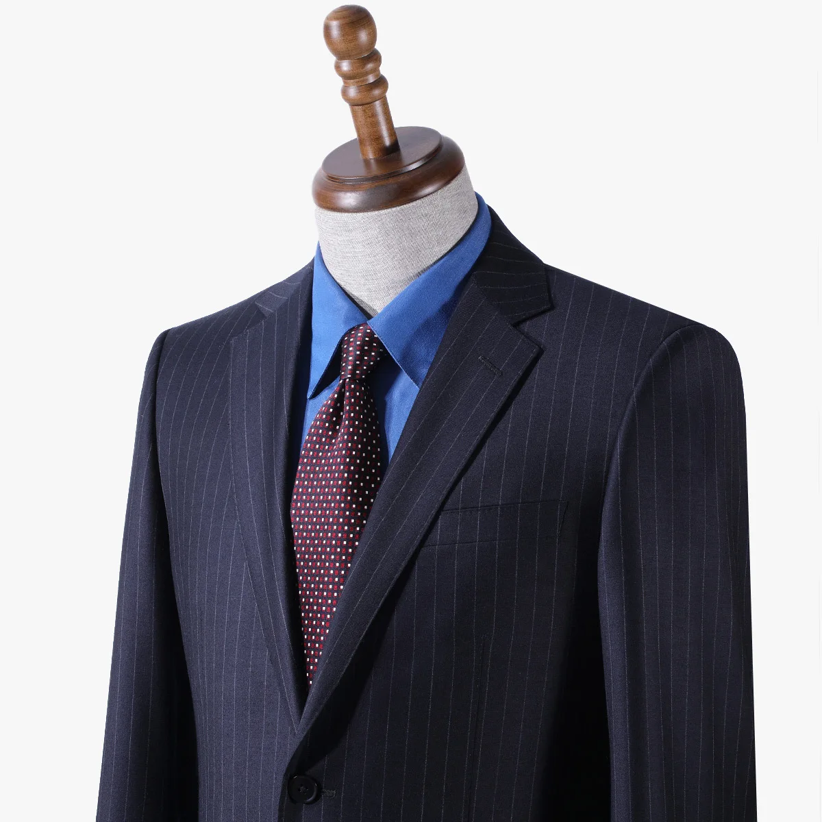 BATMO 2022 new arrival high qulaity 100% wool striped suits men,casual two Splits suits ,605