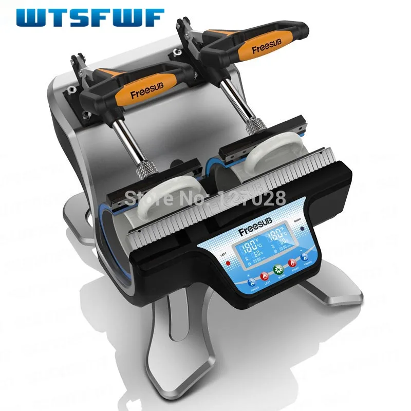 Wtsfwf 5in1 ST-210 Double-station Thermal Mug Press Machine Mug Subllmation Machine Heat Press Transfer For Mugs