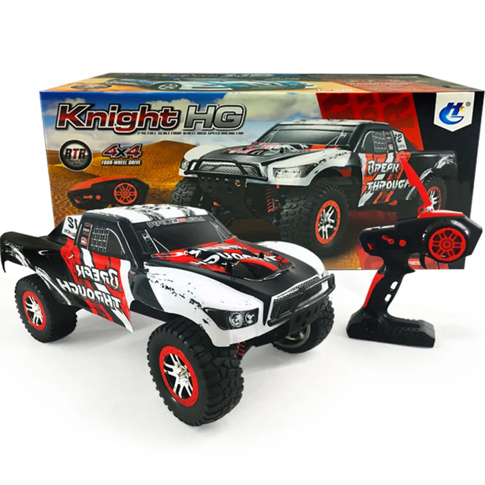 1:10 High Speed Off Road Climbing 4WD 2.4G RC Racing Car Budget Short Course Truck RTR Knight KEYIGE HG-101