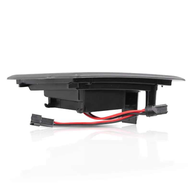 2x geräucherte bernsteinfarbene/weiße LED-Seitenmarkierungsleuchten für Benz C-Klasse W204 Pre-LCI C250 C300 C350 C63 AMG 2008–2011 SL65 AMG 2005–2007