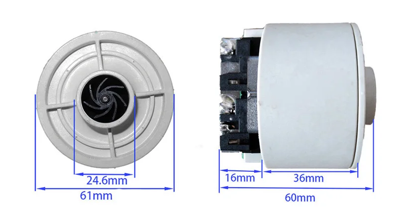 New 36V Violent Brushless Turbine air blower Wireless Vacuum Cleaner Brushless Motor DIY Vehicle Vacuum Cleaner