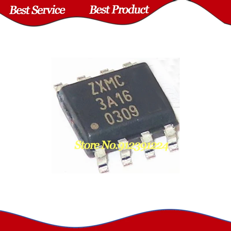 10 Pcs ZXMC3A16DN8TA ZXMC3A16 SOP8 New and Original In Stock