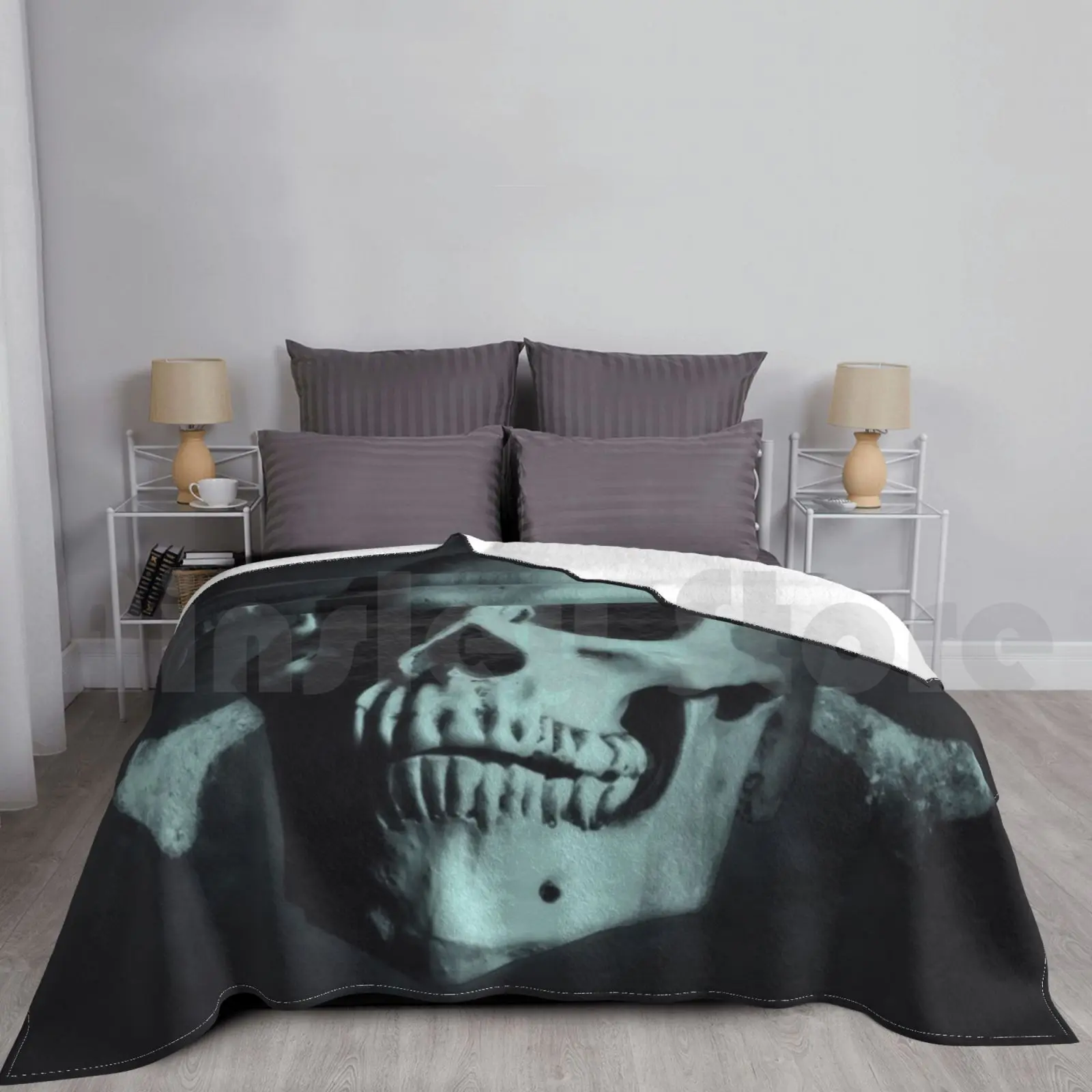 Jolly Roger Blanket Fashion Custom Jolly Roger Flag Pirate Skull Skull And Crossbones