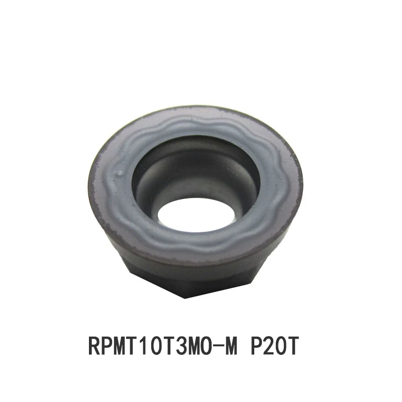 

10pcs ZCC Milling Cutter Plate RPMT10T3MO-M P20T CNC Lathe Carbide Insert R5 For Mill of Steel Stainless Steel