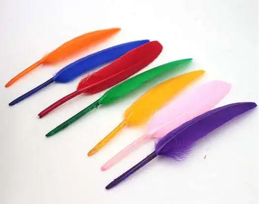 Derivative Product Unisex Accessories Color Feather Course Art Beauty Salon Kindergarten Children Handmade Diy Material 2021