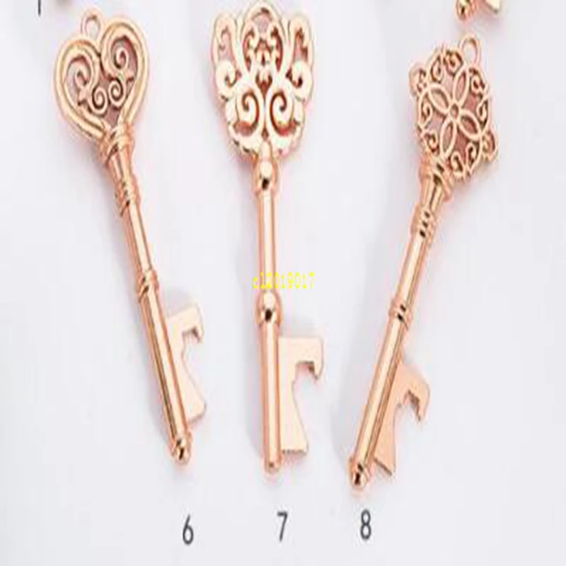 

100pcs Metal Skeleton Key Bottle Opener Beer Bottle Opener Wedding Party Favor Guest Gifts Nordic Wedding Decor