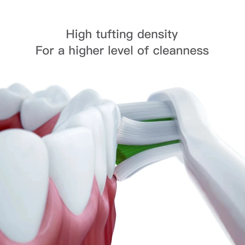 Cabeças de escova substituíveis para escova de dentes elétrica, fio dental, compatível com soocas x3/x3u, 20pcs