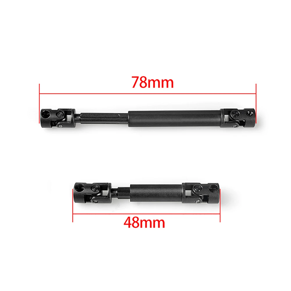 

Metal Strengthened Steel Front Rear Center Drive Shaft for Axial SCX24 C10 JLU B-17 RC Model Car Accessories