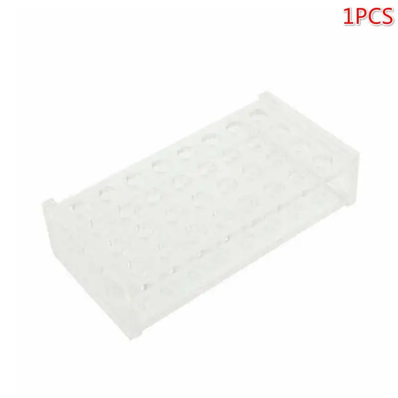 Rack per provette in plastica trasparente a 24 fori per provette da centrifuga forniture da laboratorio scaffale per attrezzature da laboratorio scolastico