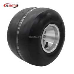 11x7.10-5 5 Inch Racing  Rear Wheel Tire with Alloy Aluminium Rim Fit For 168 Go Kart Buggy DIY ATV Quad Scooter Bike Parts