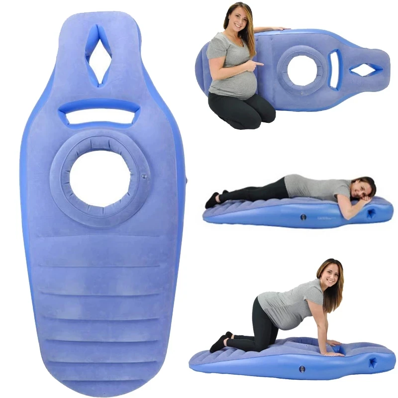 Inflatable Pregnancy Pool Float Maternity Raft with Hole Pregnant Bed for Swimming Pool Party Toys Mattress Water Hammock Bed