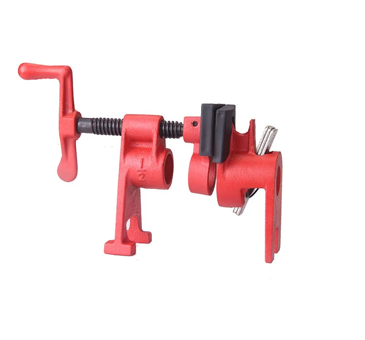 

3/4 inch 1/2inch Heavy Duty Pipe Clamp Woodworking Wood Gluing Pipe Clamp Pipe Clamp Fixture Carpenter Woodworking Tools