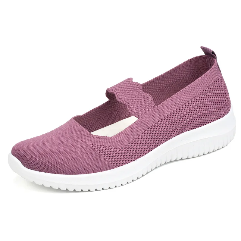 Women Casual Shoes 2022 Fashion Breathable Fly Weave Casual Shoes Women Loafers Women Comfort Flat Shoes zapatos para mujer