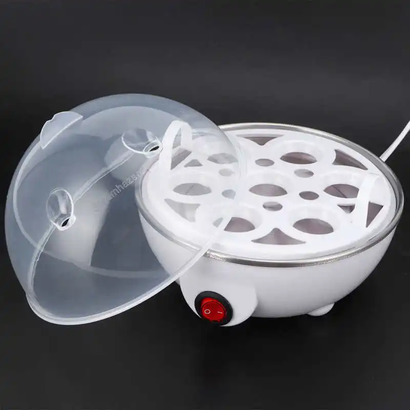 Egg  Cooker Electric Eggs Boiler Multifunctional Mini Eggs Cooker  Poacher for Breakfast Use Kitchen Utensil