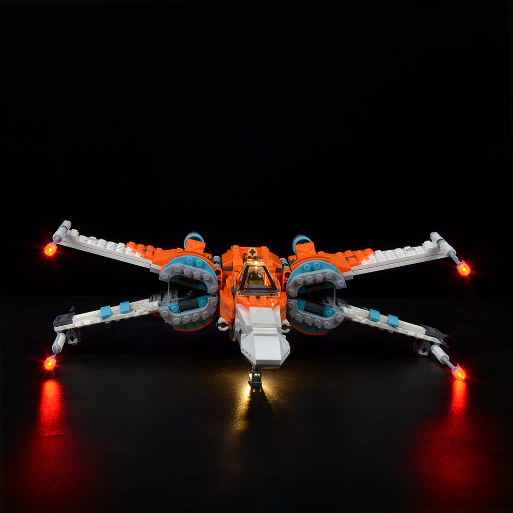 75273 Poe dameron의 X-Wing 파이터 완구 용 Led 라이트 키트 DIY 완구 세트 (빌딩 블록 포함되지 않음)