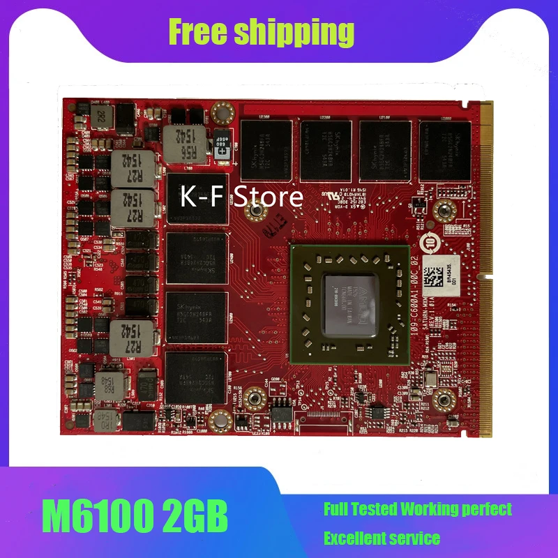 

FirePro M6100 GDDR5 2GB 216-0843006 Video Graphics Card With X-Bracket For Dell Precision M6600 M6700 M6800 100% Test OK