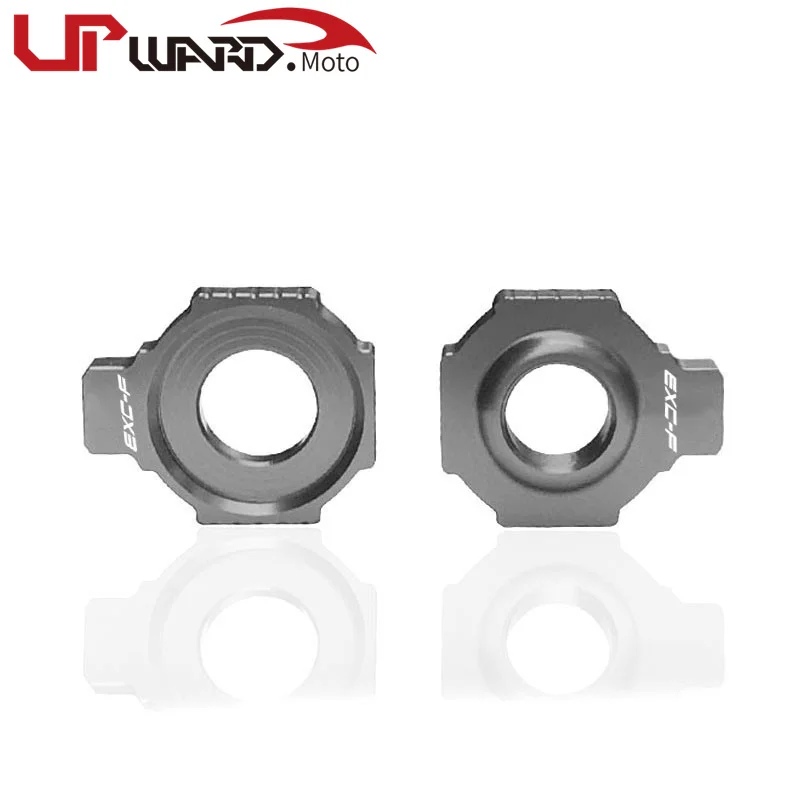 Motorcycle Rear Wheel Chain Adjusters Blockers CNC Aluminum Accessories for 500EXC-F 500EXC-F SIX DAY EXC 2012-2020 2021