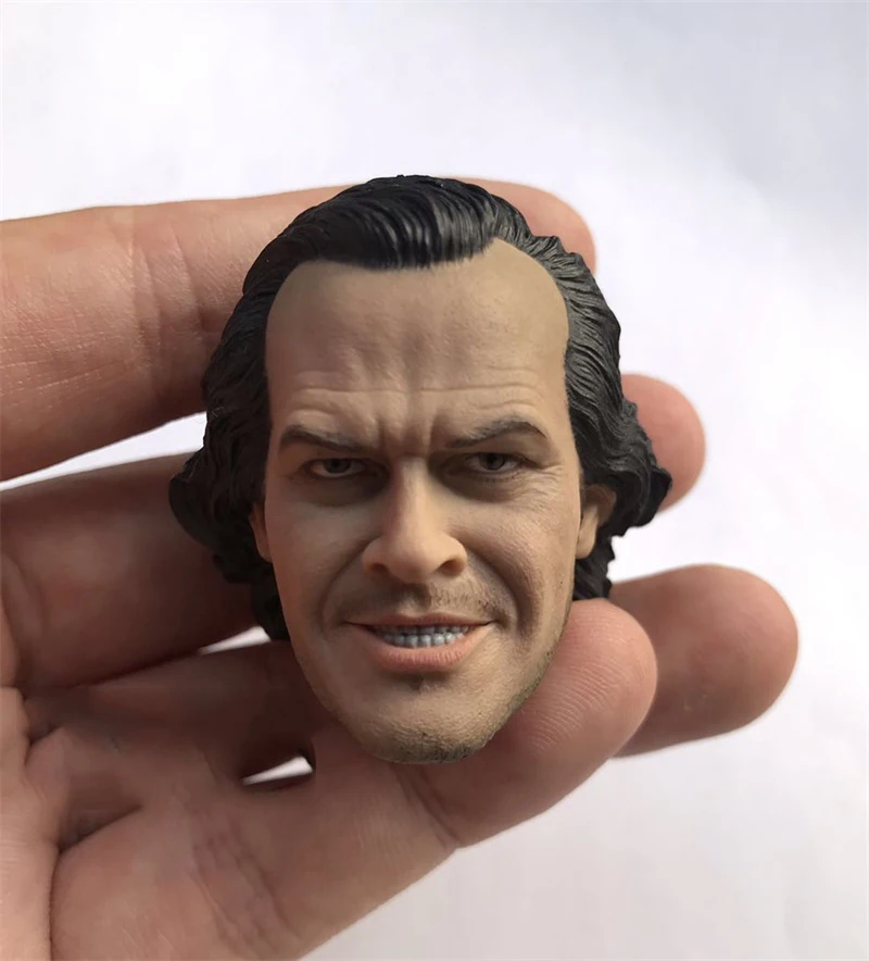 1/6th Jack Nicholson Normal Angry Version Male Head Sculpture Carving For Usual 12inch Doll Action Figure