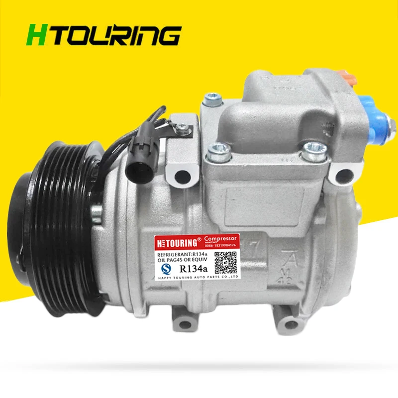 10PA17C AC A/C Air Conditioning Compressor Cooling Pump 6PK For SSANGYONG REXTON RODIUS 2.7 2002- SY558-02 6652300011 6652300211