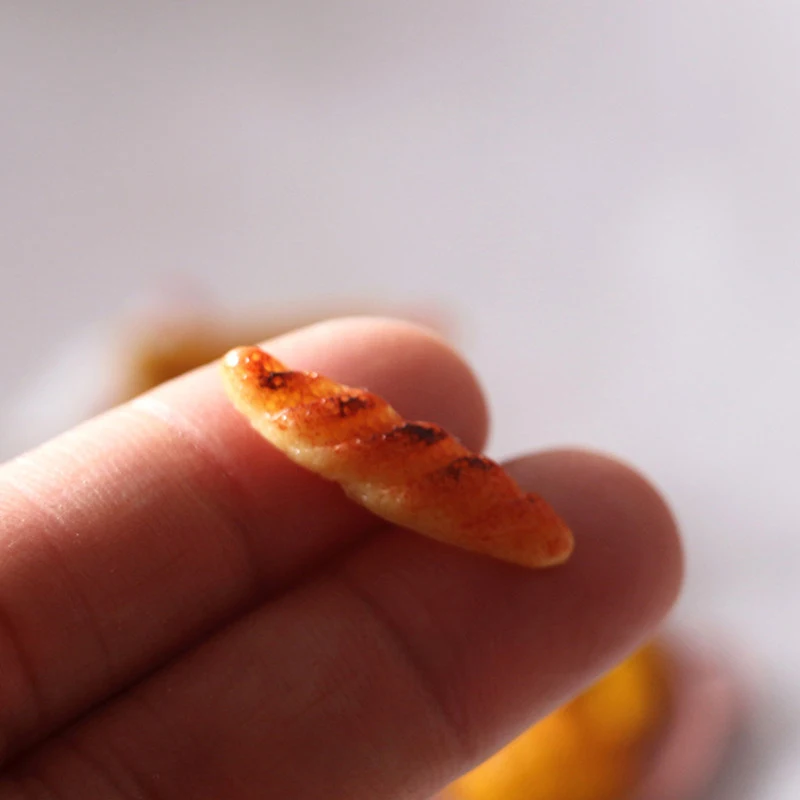 Nuovo 6 pezzi in miniatura 1/12 casa delle bambole simulazione pane casa delle bambole cibo in miniatura colazione Snack Dessert giocattoli da cucina