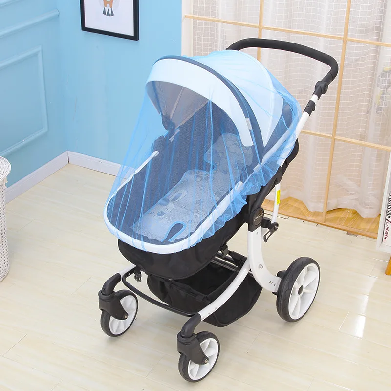 Safe Baby Stroller Pushchair Mosquito Insect Shield Net Infants Protection Mesh Full Cover Netting Mosquito Net Diameter 150cm