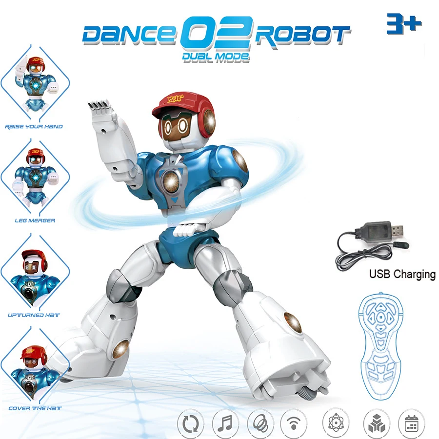 Remote Control Early Education Robot Can Remotely Control Dialogue Hip Hop Smart Dance Parent-Child Interaction Children HC0275