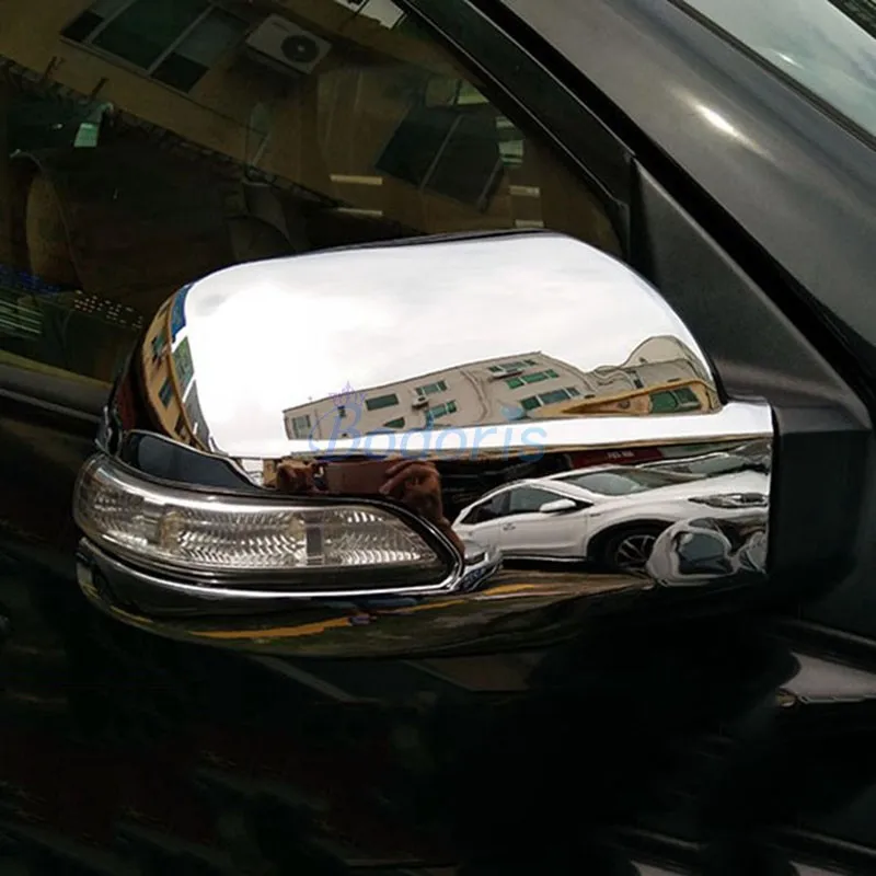 Accessories For Hyundai Tucson 2005-2014 Door Rearview Overlay Frame Sticker Side Mirror Cover Cap Shell ABS Chrome Car-styling