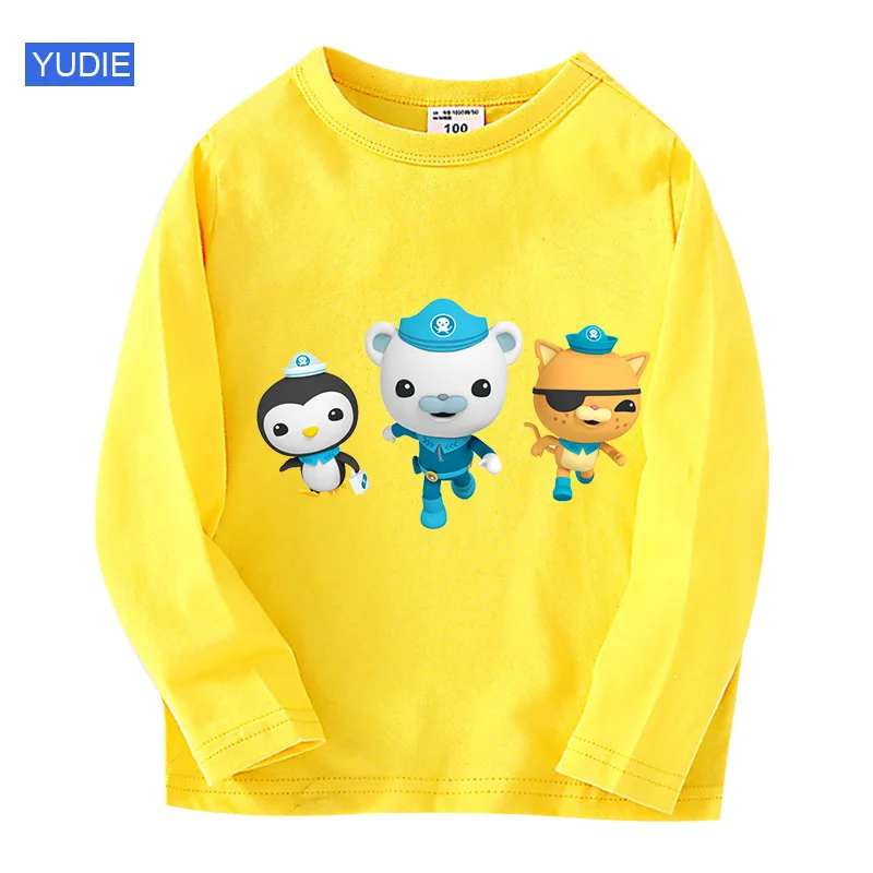 

Kids Clothing Boy T Shirt Cartoon Long Sleeve Tees Printed T-shirts Kids Tops Baby Kids T-shirts 3 4 5 6Years Children T Shirts