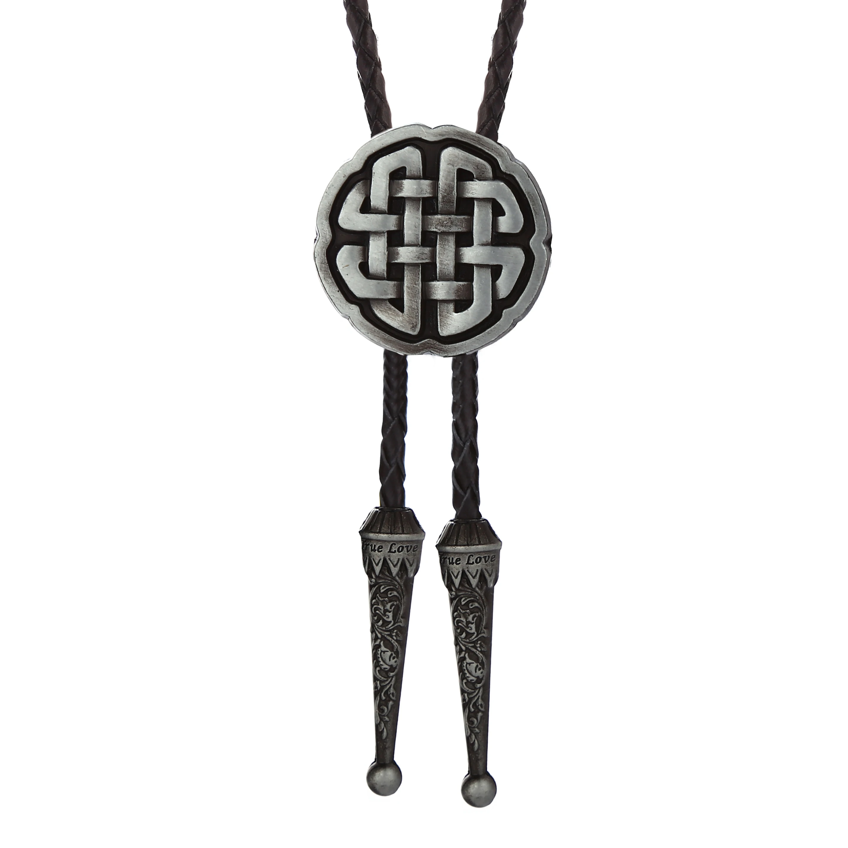 

Vintage pattern metal bolo tie wedding gift men's fashion accessories women's casual necklace