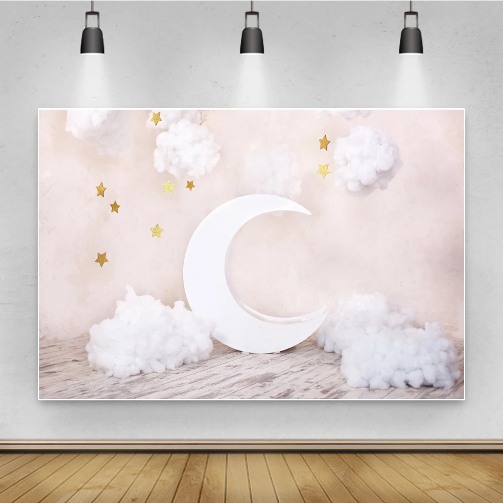 Yeele الداخلية ستار القمر سحابة التصوير الفوتوغرافي الطفل الطفل التصوير خلفية التصوير الديكور خلفيات للصور استوديو